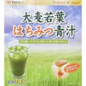 YUWA牌 大麦若叶蜂蜜青汁粉42g(14*3g)