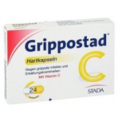 德国Grippostad 维C止咳消炎退烧胶囊 24粒
