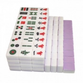 尚客诚品 仿玉40mm紫罗兰 家用麻将一等品