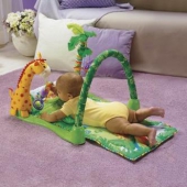 费雪（Fisher Price） L1664 森林健身毯 材质安全，带音乐