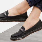 UGG 女士真皮莫卡辛鞋 3色 $39.99 到手￥355