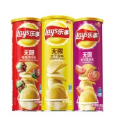 乐事 无限薯片三连装 104g*3罐