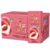 盼盼 水蜜桃汁 250ml*24盒 整箱 果汁饮料