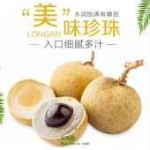 泰国进口，展卉 龙眼 1kg ￥18.6