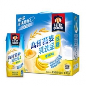 限地区：桂格 高纤燕麦乳 香蕉味（利乐）250毫升12包礼盒装