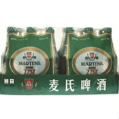 麦氏（MARTENS）1758 10°P 醇厚啤酒 660ml*24瓶