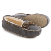 Minnetonka 迷你唐卡 女士帆布莫卡辛鞋  转运到手约¥155！