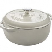 prime会员！Lodge 洛奇 搪瓷铸铁 荷兰炖锅 约6.8L