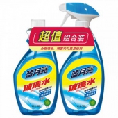蓝月亮 玻璃水（瓶+瓶补）500g+500g