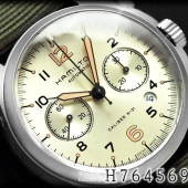 Hamilton 汉密尔顿 卡其航空系列 自动上链机械男表 新低$699 约￥4827