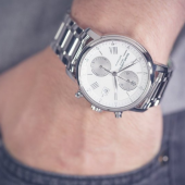 名仕（Baume & Mercier） Classima Executives MOA08732 男士机械腕表 整洁大气