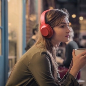 索尼（SONY） MDR-100ABNBM 无线降噪立体声耳机 高颜值