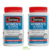 Swisse 女性复合维生素片 120片*2瓶 ￥249包邮包税（￥279-30）