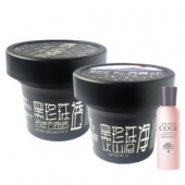 限地区：高姿 COGI黑珍珠活炭净化护肤套装（凝胶100g+清洁泥120g+大白水10ml）
