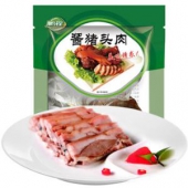 【京东超市】鹏程  酱猪头肉熟食真空袋装225g 老北京特产休闲熟肉类