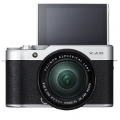 富士（FUJIFILM） X-A10套机（16-50mmII）微单相机 180度翻转 美肌模式