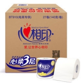 心相印 心柔系列BT910卷纸 140克 27粒装