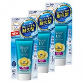 Biore 碧柔 水活防晒保湿凝露 2017新版 SPF50+/PA++++ 50g*3支