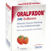 Orapadon 婴幼儿电解质水宝宝发烧腹泻 草莓味 10包*5.13g/包