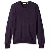 Calvin Klein V领薄毛衫