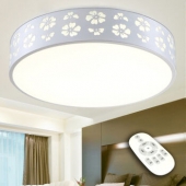 海的（HaiDe）  雪花 24W LED吸顶灯*2件 调光调色