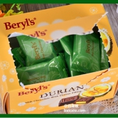 马来西亚进口，Beryl's 倍乐思 榴莲味夹心牛奶巧克力60g ￥9.9