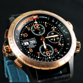 汉米尔顿（Hamilton） KHAKI AVIATION 卡其航空 X-WIND H77676733 男款机械腕表 三眼设计 100m防水