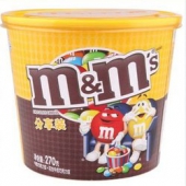 M&amp;M's牛奶巧克力豆妙趣畅享碗混合270g 19.5元（39，下单5折）