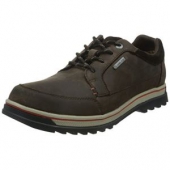 Clarks 男 马丁靴RipwayPath GTX  261102538095 深棕色 44 (UK 9.5)