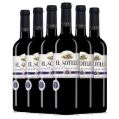 西班牙进口红酒 苏帝乐干红葡萄酒 750ml*6瓶
