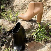 Sam Edelman Cambell 女士真皮短靴