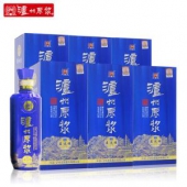 泸州原浆 蓝淡雅52度500mL*6瓶