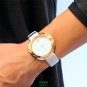 CALVIN KLEIN 女士同心圆时装手表 $82 免费直邮到手￥565