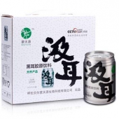 蒙天源 汲耳 黑耳胶原饮料 黑罐 245ml*6罐