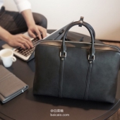 网易严选 牛皮商务公文包 新低￥379包邮