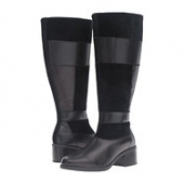 Clarks 其乐 Nevella Nova 女士真皮长筒靴