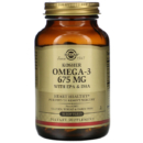 Solgar Omega-3 三倍效力欧米茄-3 EPA和DHA胶囊675 毫克，50 粒装