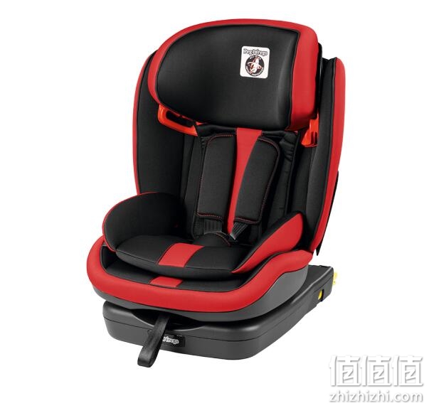 PEG-PEREGO 帕利高 进口儿童安全座椅1-12岁婴儿宝宝汽座 isofix硬接口 晨曦红