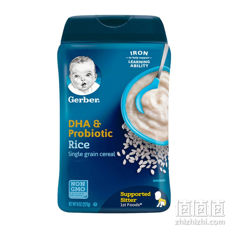 Gerber Rice Cereal DHA 益生菌&DHA米粉