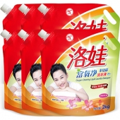 洛娃 多功能洗衣液 优惠装 2kg*6袋