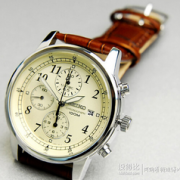 SEIKO 精工 Chronograph系列 SNDC31 男款计时腕表