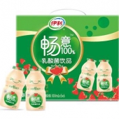 限地区：伊利 畅意100%乳酸菌饮品草莓味100ml*30