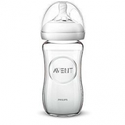 飞利浦 新安怡（AVENT） 自然系列 SCF673/13 宽口玻璃奶瓶 240ml* 2件