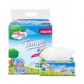 Tempo 得宝 天然无味抽纸 4层*90抽*3包*2提*8组