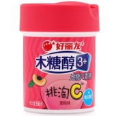 Orion 好丽友 木糖醇3+口香糖 桃淘C 56g*10件