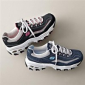Prime会员专享：Skechers斯凯奇D Lites Centennial女士时尚运动休闲鞋 蓝色