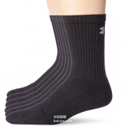 Under Armour 男士中筒棉袜 6双装 Prime会员凑单免费直邮到手￥77