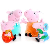 Peppa Pig 小猪佩奇 毛绒一家礼盒装*2套