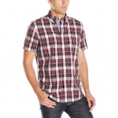 限S码 诺帝卡 Nautica Biking Plaid 男短袖衬衫