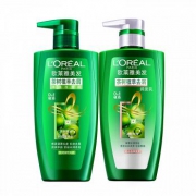 【草木绿】L'OREAL欧莱雅 茶树植萃去屑洗护两件套